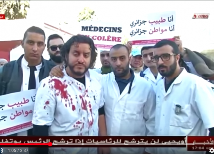Alger Médecins blessés - Bras de fer Ministre de la Santé