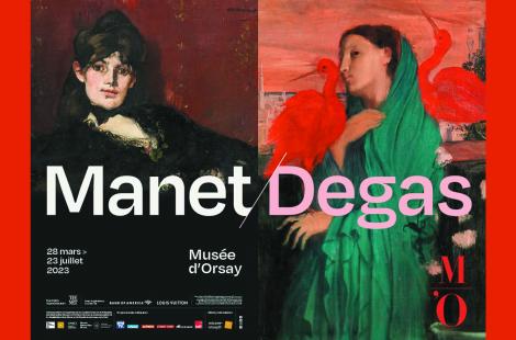 Affiche de l'exposition Manet/Degas au Musée d'Orsay