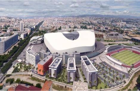 Adossée au Stade Vélodrome de Marseille, une nouvelle clinique fera la part  belle à l'ambulatoire en 2016 | Le Quotidien du Médecin
