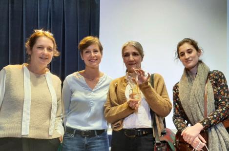 De gauche à droite : Bénédicte Gatin, Hélène Joubert, Claudine Proust et Irène Lacamp.